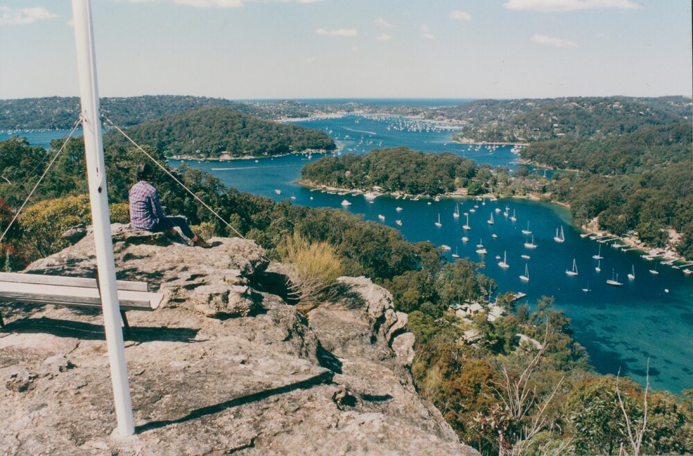 View from Flagstaff Lookout, Lovett Bay, 2003