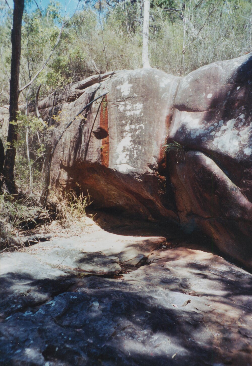 Upper part of Falls below pool, 2003