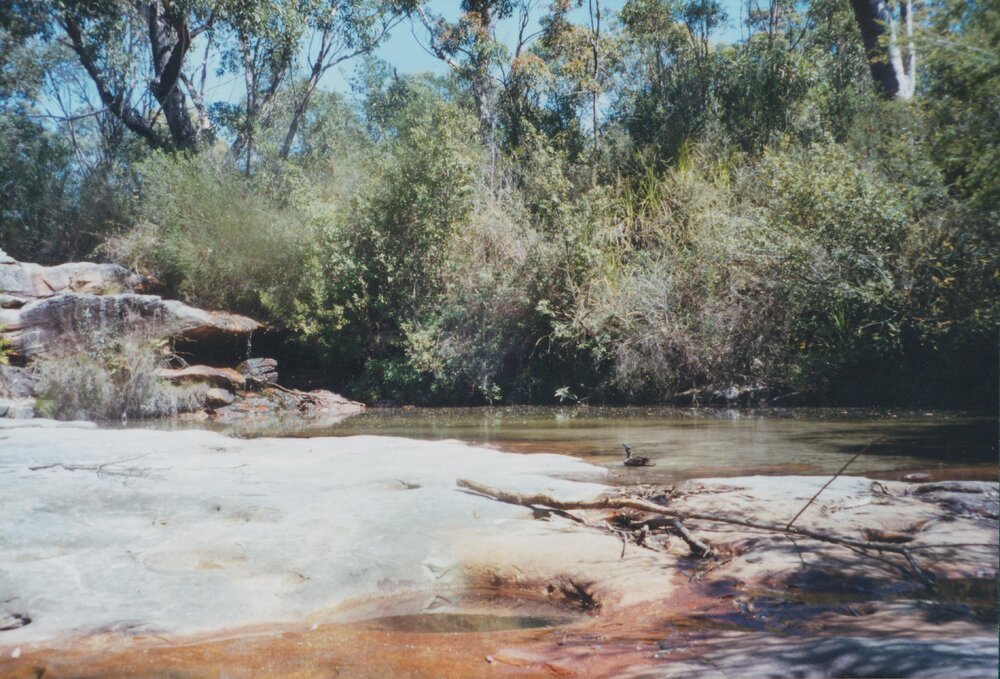 Pool above upper Falls where Locals Swim, 2003