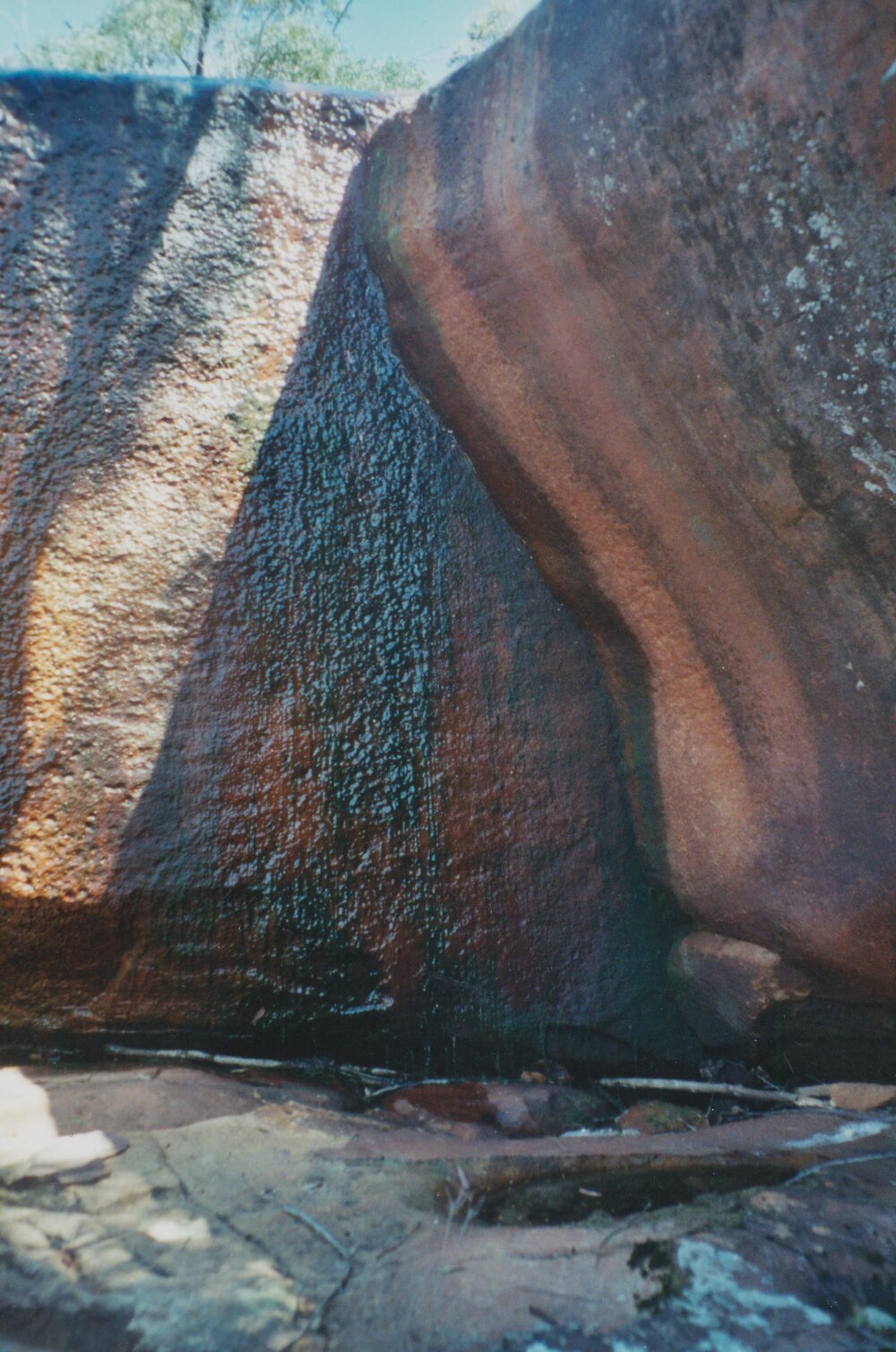 Upper part of Falls below pool, 2003