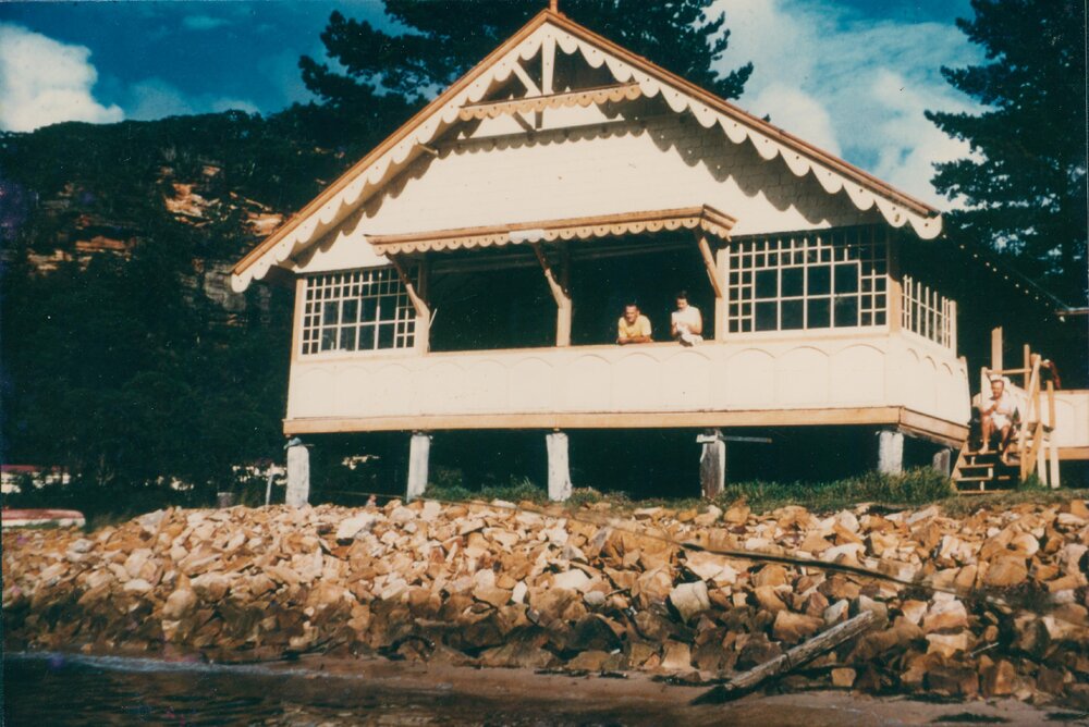 Cottage at the north end of Currawong Beach, c1960