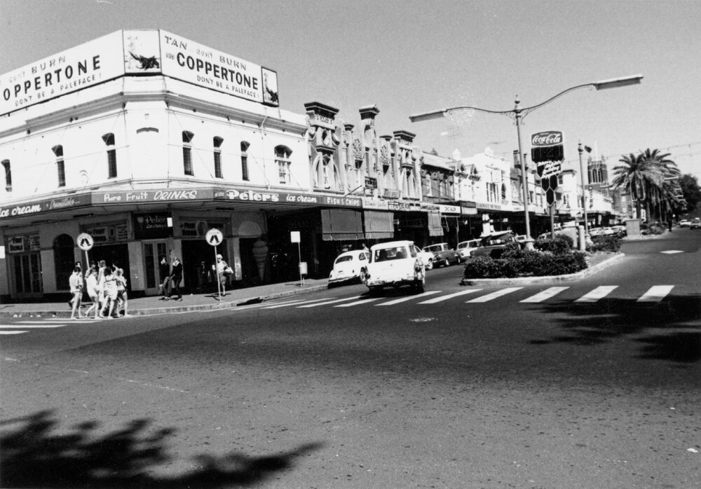 The Corso, Manly, c1967-1973
