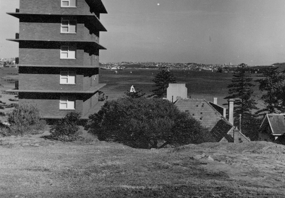 81 West Esplanade apartment, with view of Manly Cove, Manly, c1967-1973