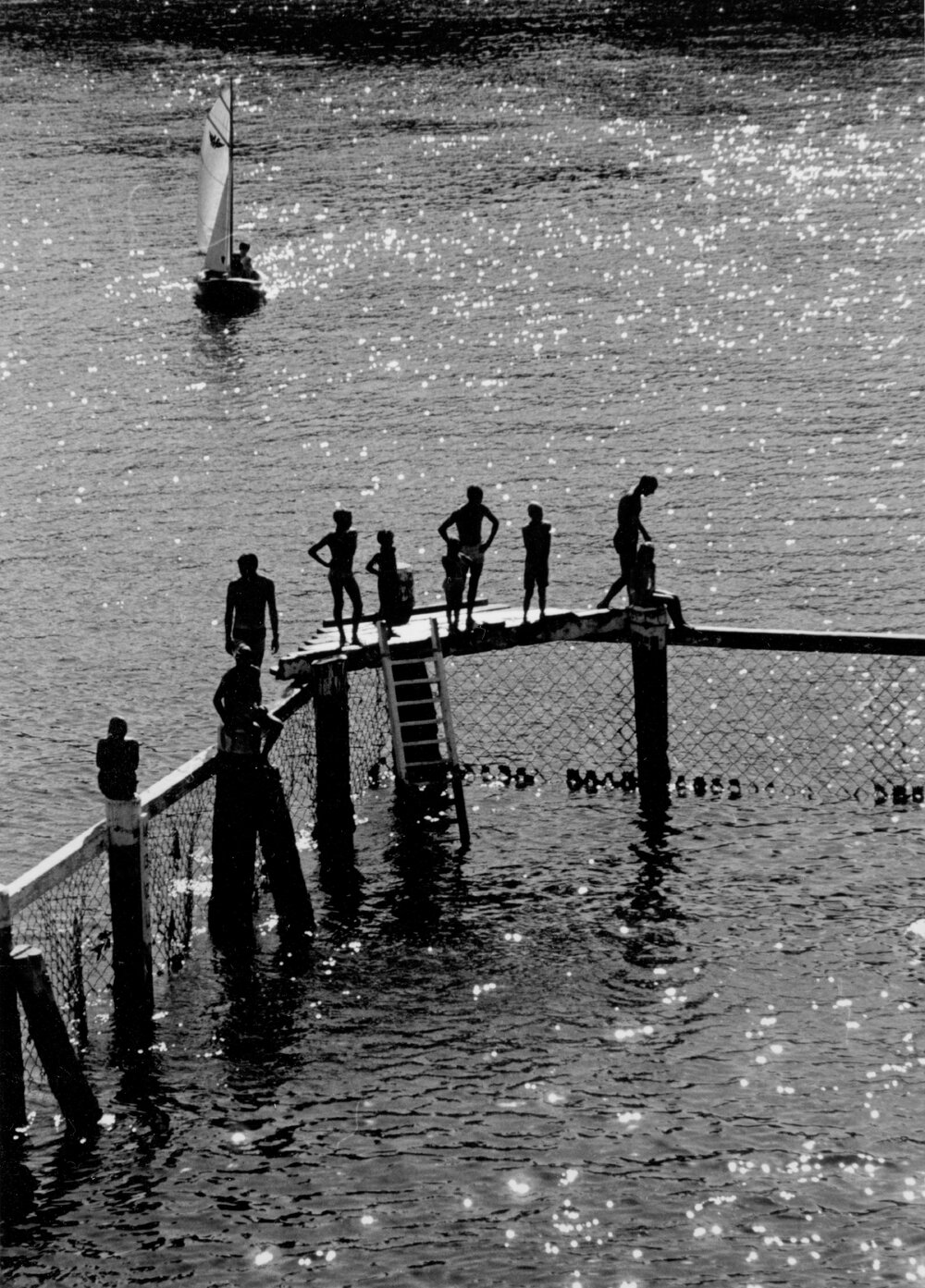 People swimming  at Little Manly Pool, c1967&ndash;1973