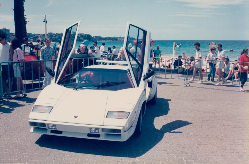 Lamborghini display at Manly Motor Show, Manly, 1991