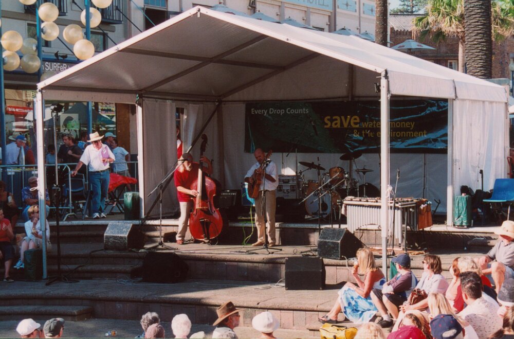 Manly Jazz Festival at The Corso, Manly, 2002