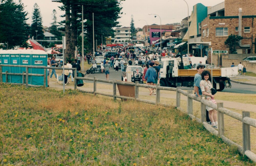 Street scene at Dee Why Motor Show, Dee Why, 1993