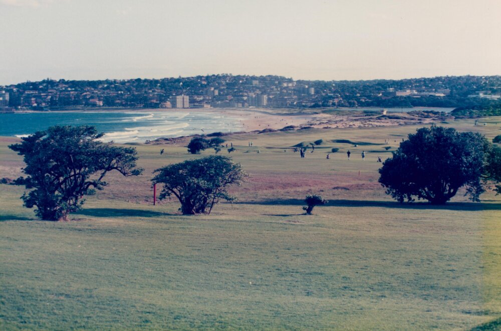 Long Reef golf course with view toward Collaroy, Long Reef, 1992
