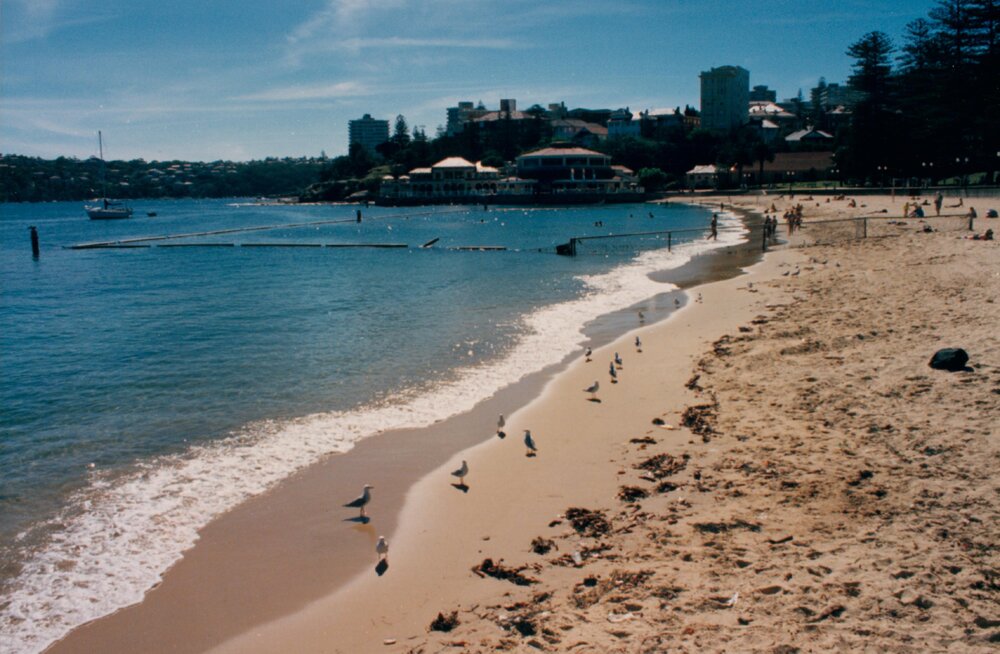 Manly Pool and shoreline at Manly Cove, Manly, 1993