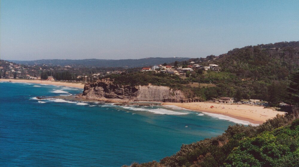 Coastal view over Bilgola Beach, Bilgola, 2001