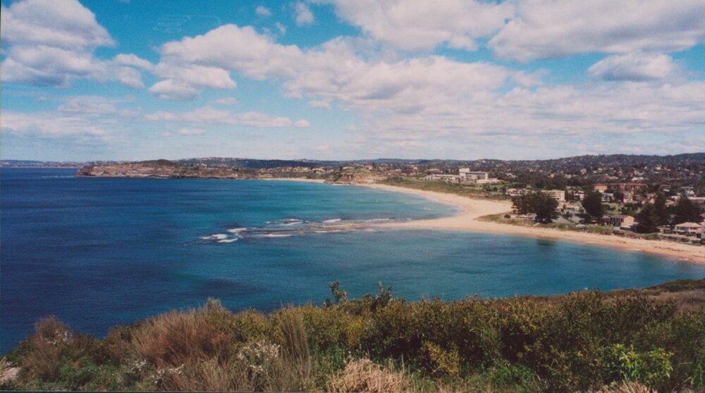 Elevated view across Mona Vale Beach, Mona Vale, 2001