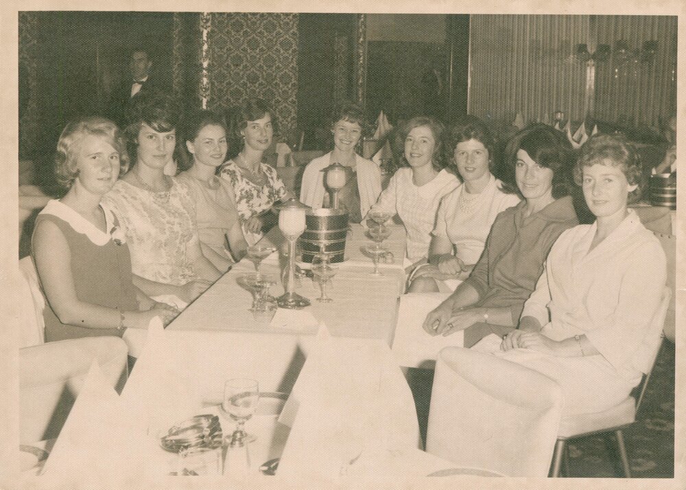 Gathering at Spellsons Out of Town, Newport, 1960s