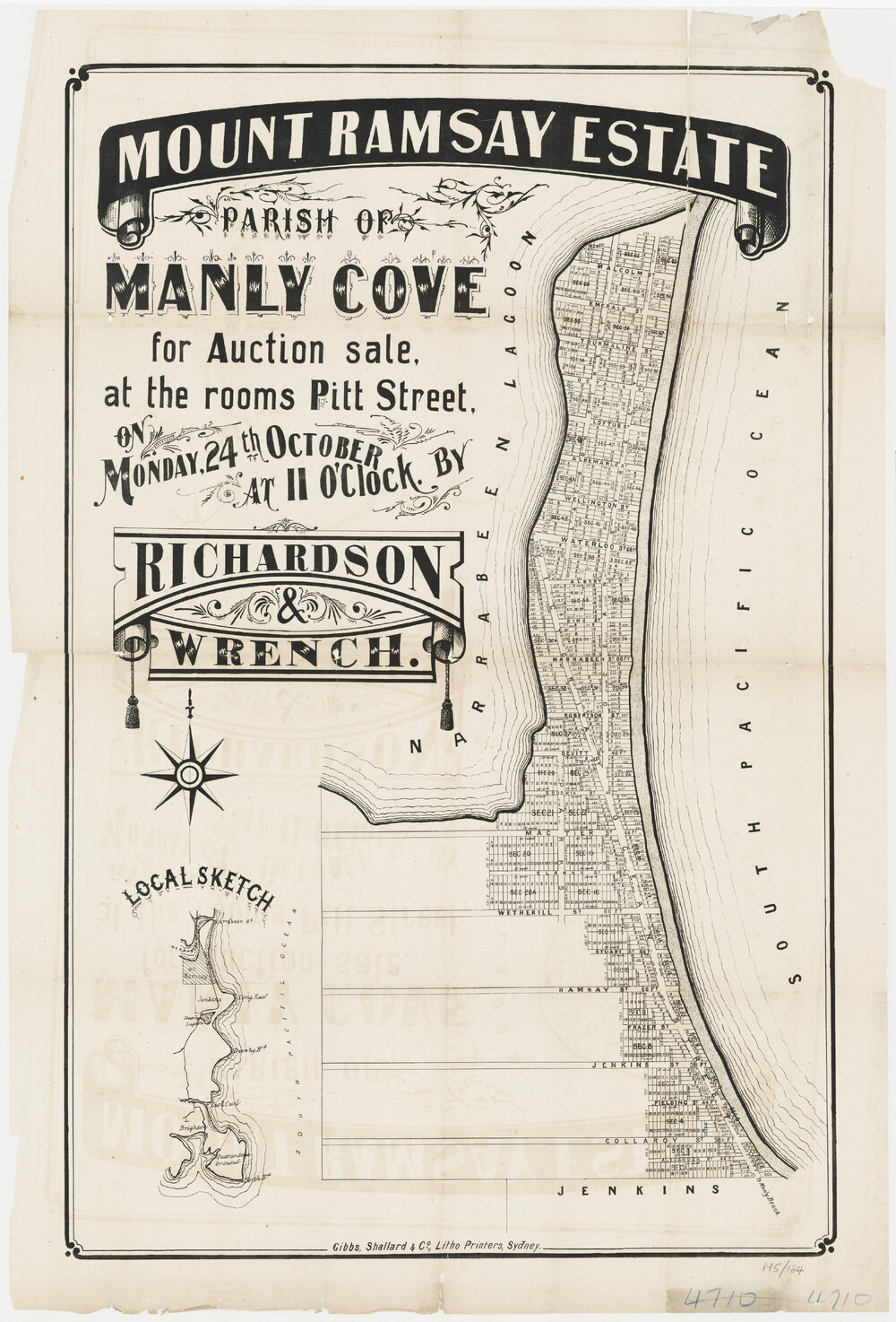 Mount Ramsay Estate, Narrabeen - Subdivision Plan