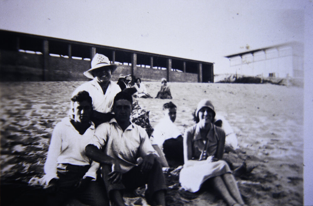North Narrabeen Dressing Sheds, Narrabeen, c1928