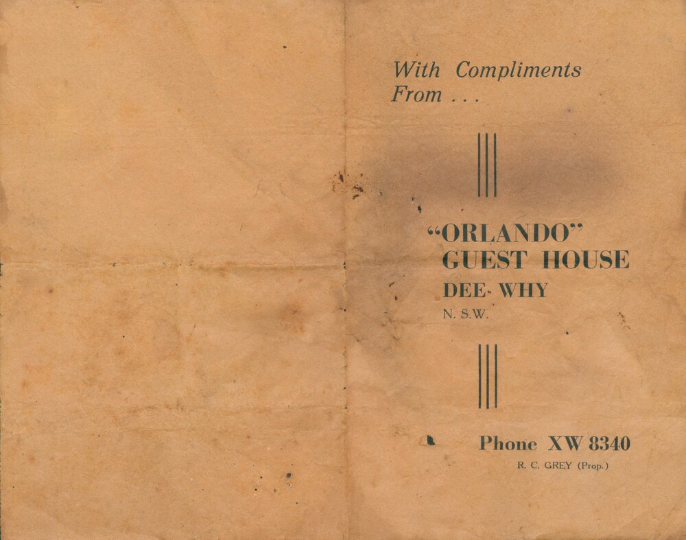 Orlando House pamphlet