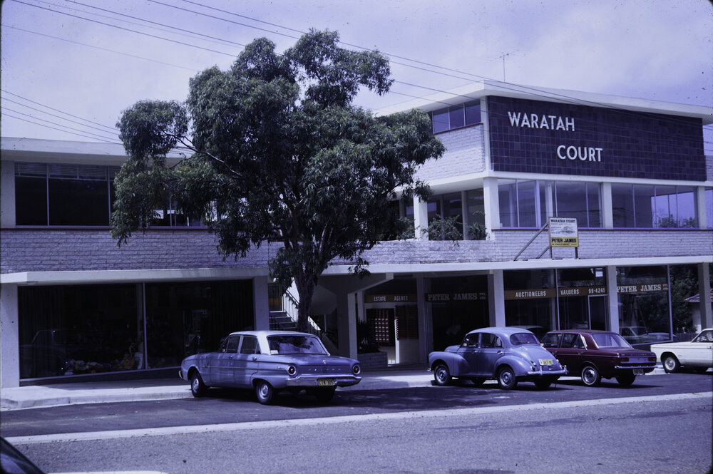 Waratah Court shopping centre, Mona Vale, 1970