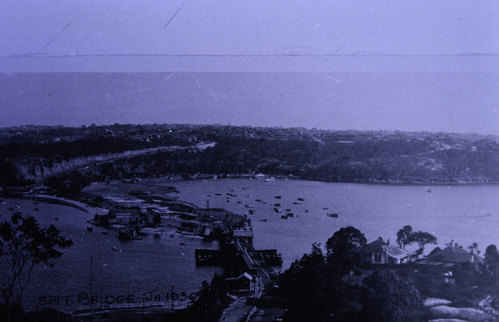 The Spit Bridge, Seaforth, 1930