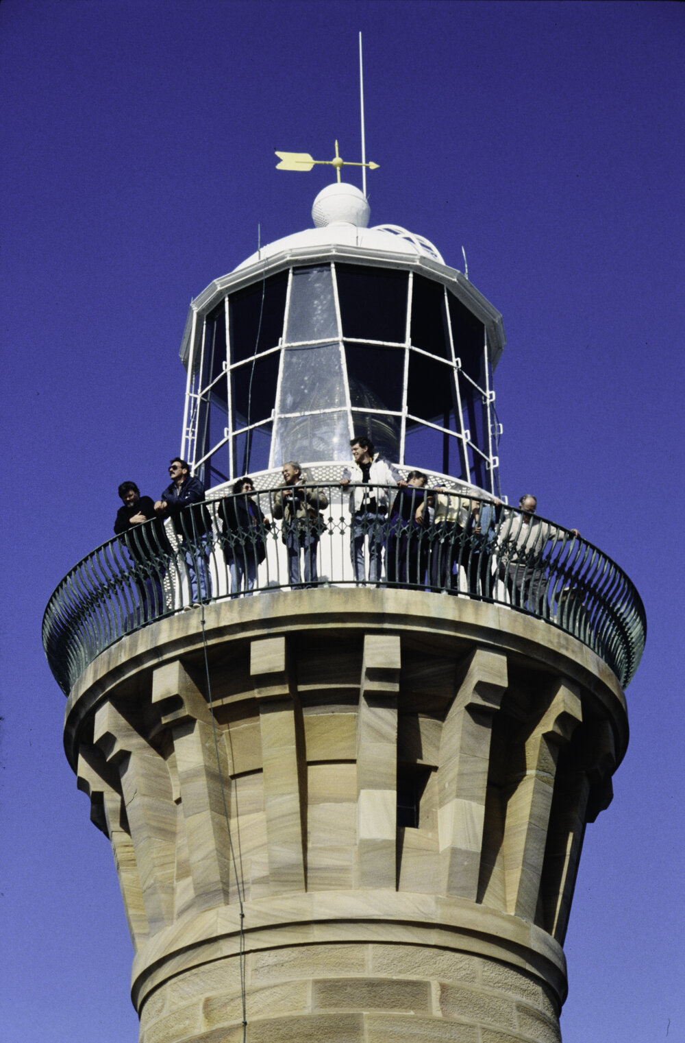 Mulhall descendants looking out Barrenjoey Lighthouse, Palm Beach, 1992