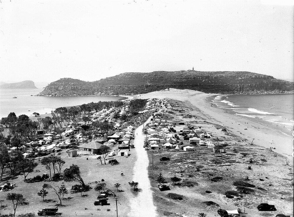 Barrenjoey Headland, Pittwater, Palm Beach and camping grounds