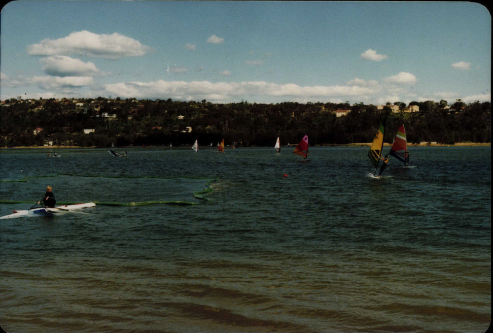 Water sports on Narrabeen Lagoon