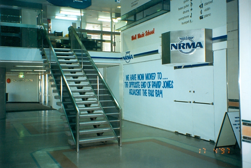 Warringah Mall prior to the first major renovations in 1998
