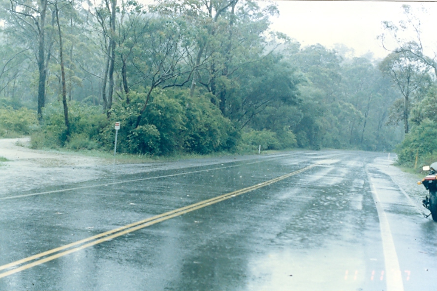 Wakehurst Parkway flooded at Middle Creek