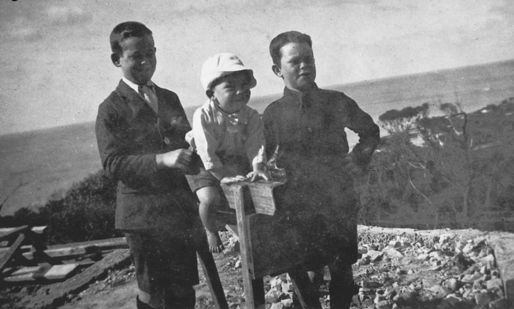 Osborne boys at 62 Alexander Street, Collaroy