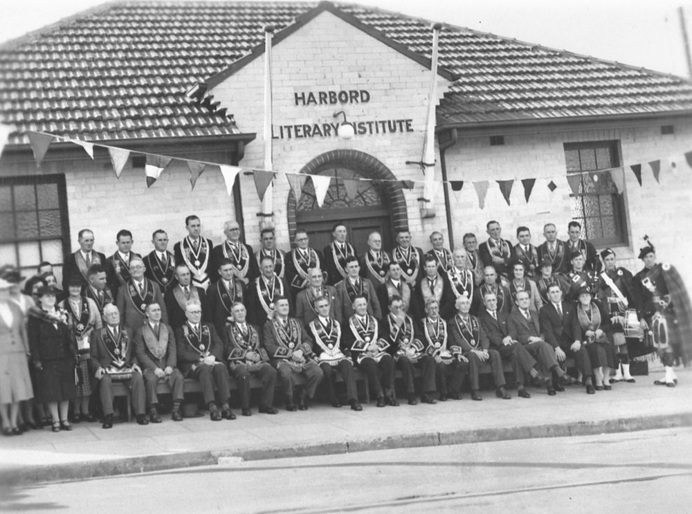 Manchester Unity Independent Order of Oddfellows Lodge gathering at Harbord Literary Institute