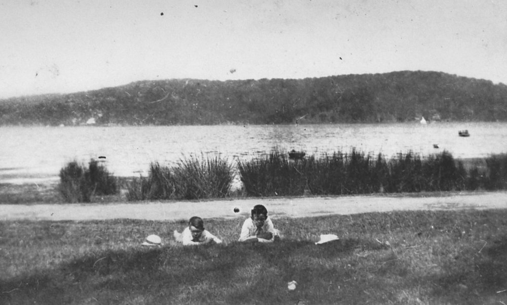 Osborne boys at Narrabeen Lagoon