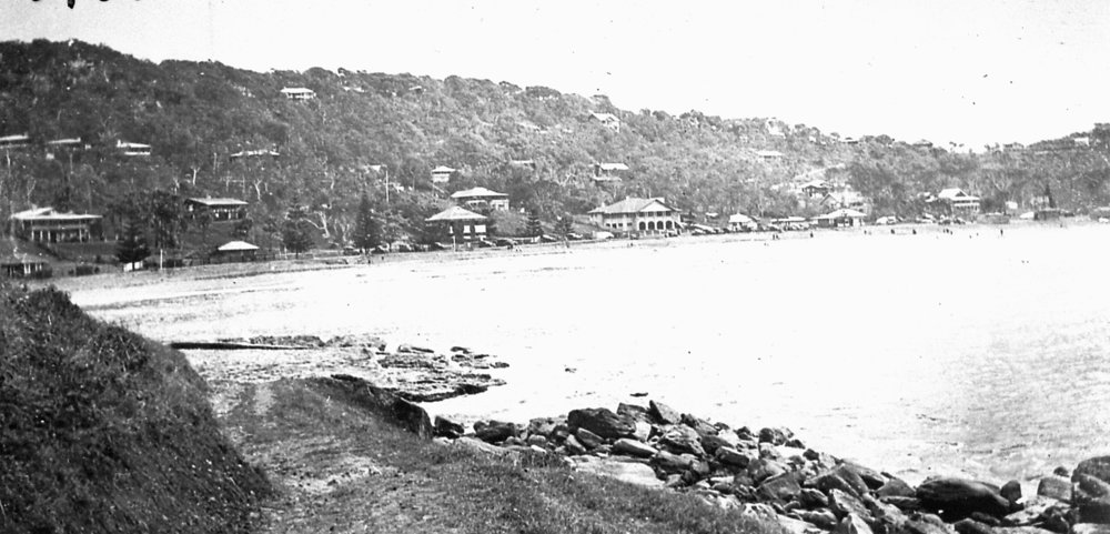 Palm Beach c 1920s looking north
