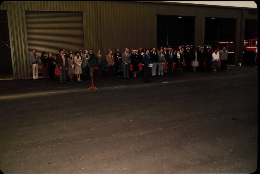 Guests at opening of Volunteer Services Centre, Terrey Hills