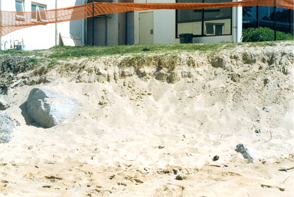Collaroy Beach, erosion
