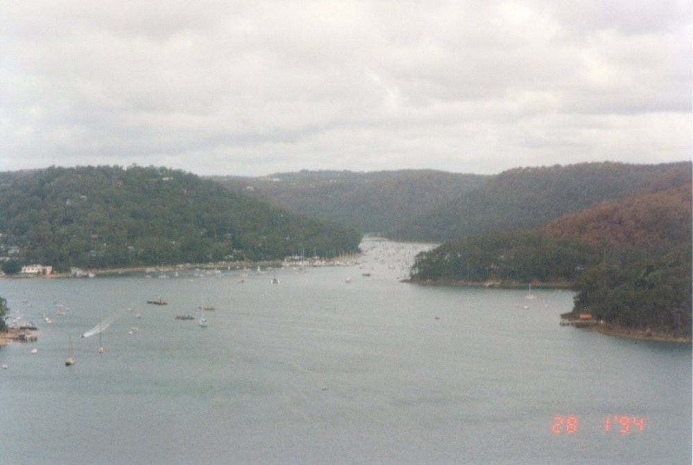 Bushfire damage near Church Point and McCarrs Creek 1994
