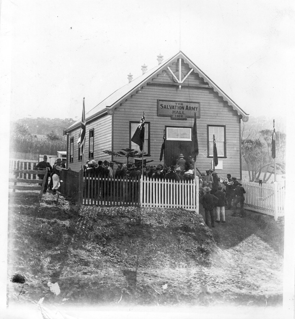 Salvation Army Hall opening ceremony 1912 called Collaroy Park Hall