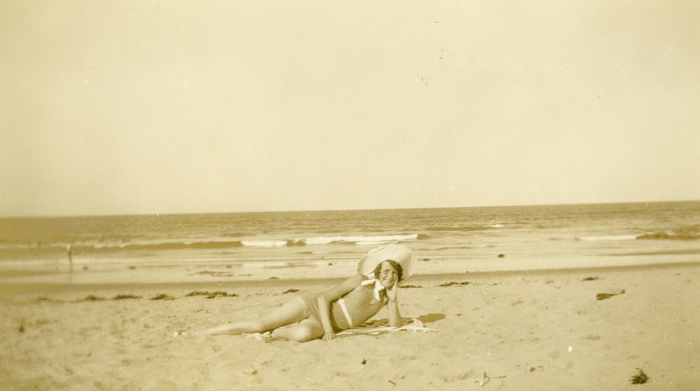 Patricia Stormon on Collaroy Beach