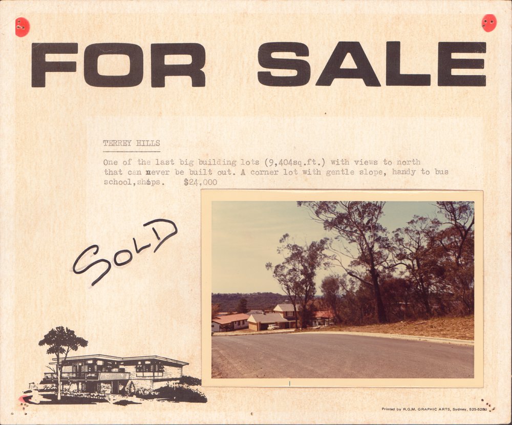 Land for sale Terrey Hills