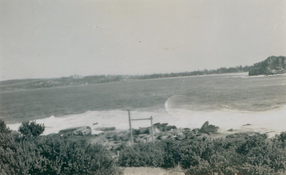 View from Freshwater Headland towards Manly Beach