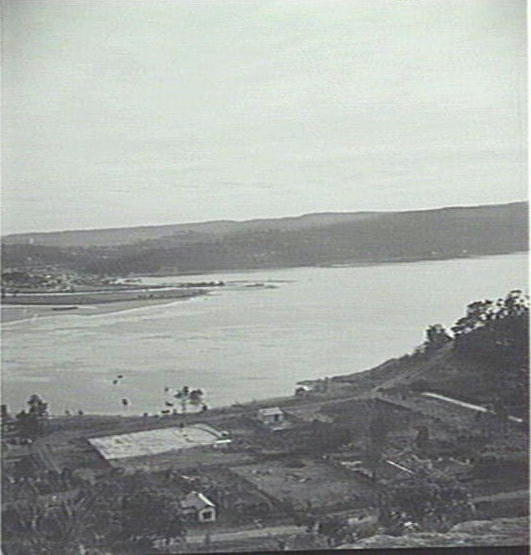 View over Narrabeen Lagoon from near Mactier Street, Narrabeen