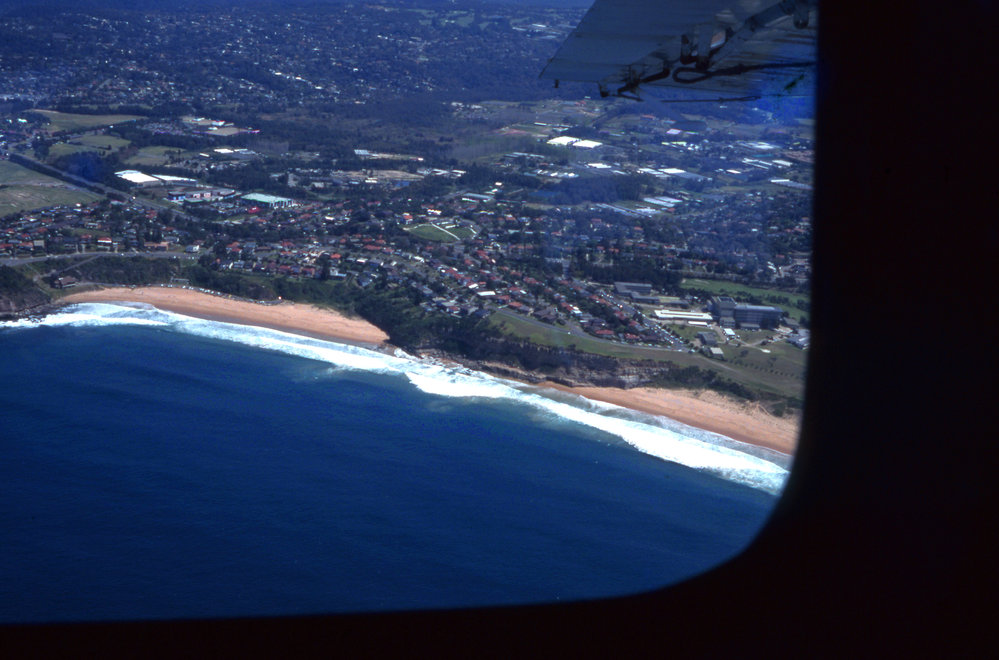 aerial view Warriewood and Mona Vale Hospital
