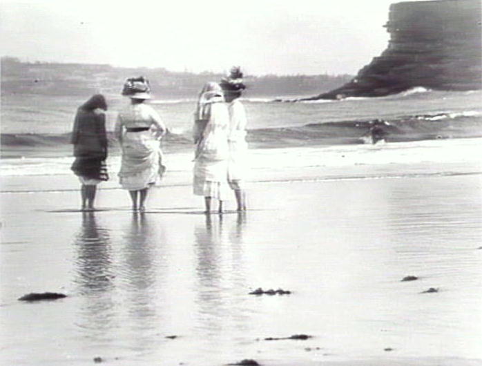 Paddling at Freshwater Beach