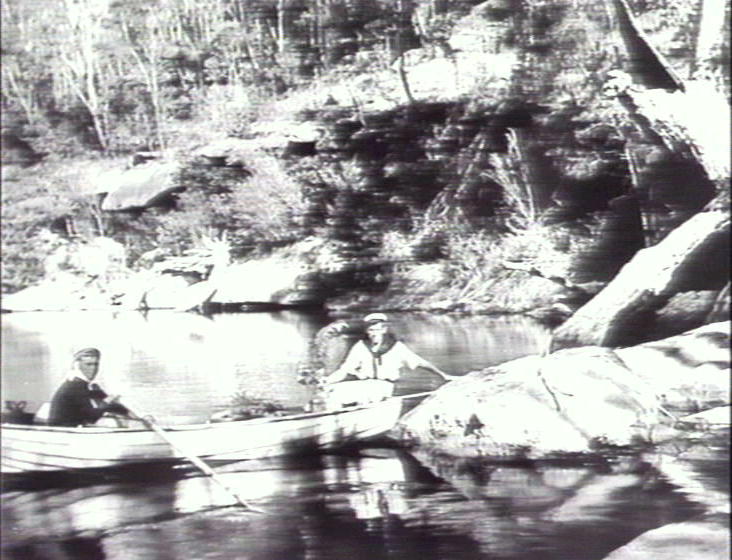 Boating on Middle Creek, Narrabeen