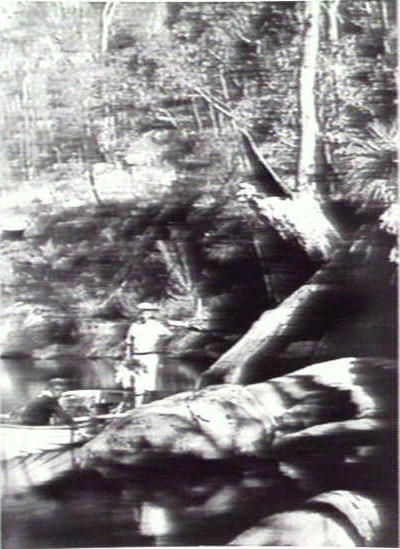 Boating on Middle Creek, Narrabeen