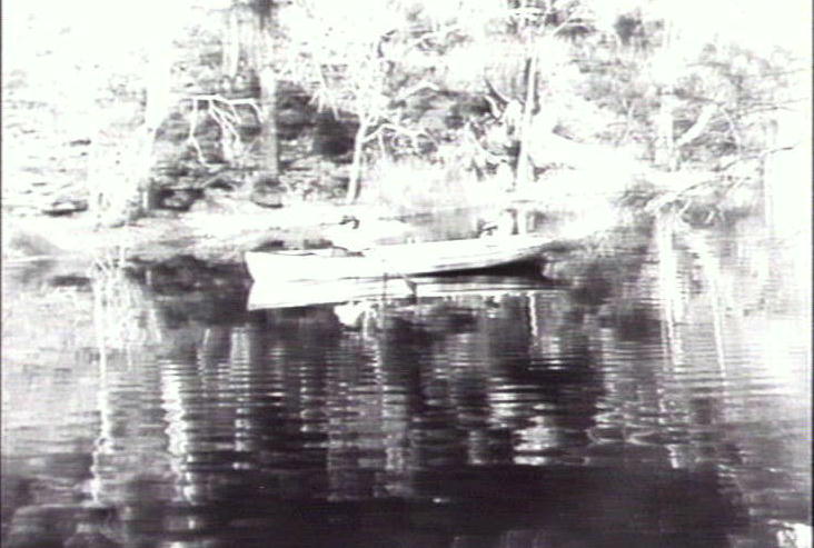 Boating on Middle Creek, Narrabeen