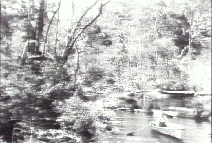 Boating on Middle Creek, Narrabeen