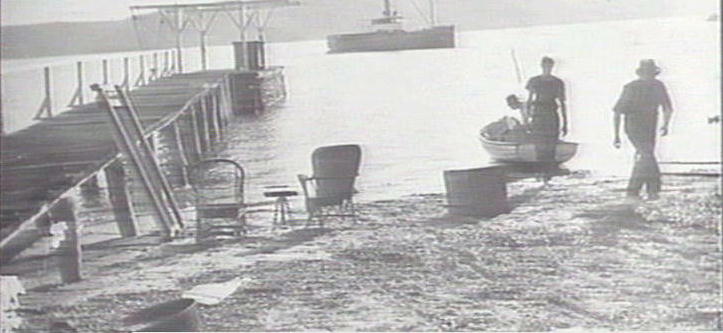 Erina bringing supplies to Barrenjoey Beach