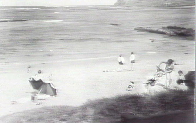 Bathers at Fishermans Beach and Collaroy Basin , Long Reef