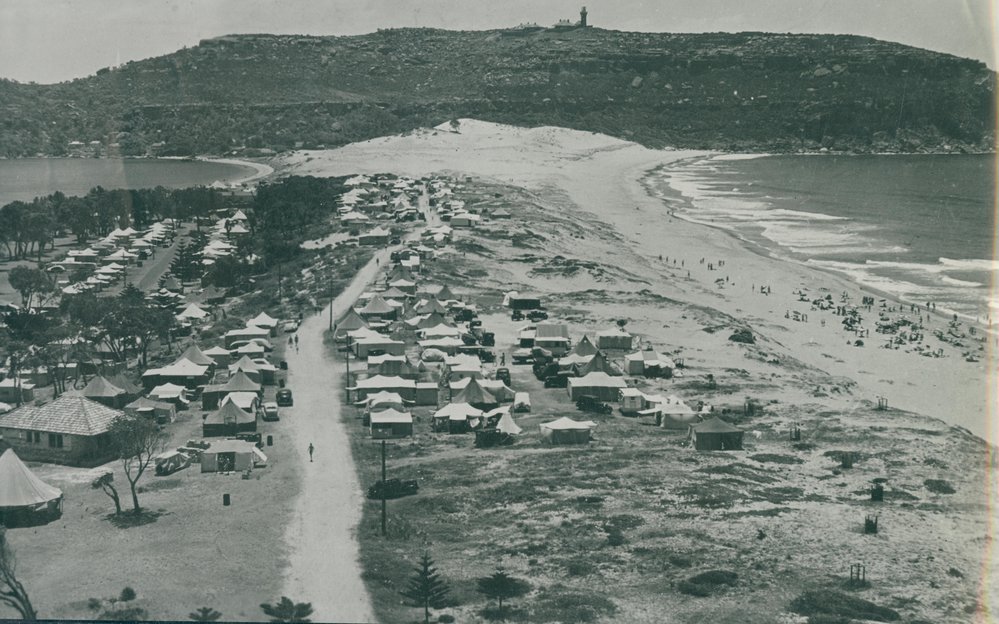 Camping ground at Palm Beach