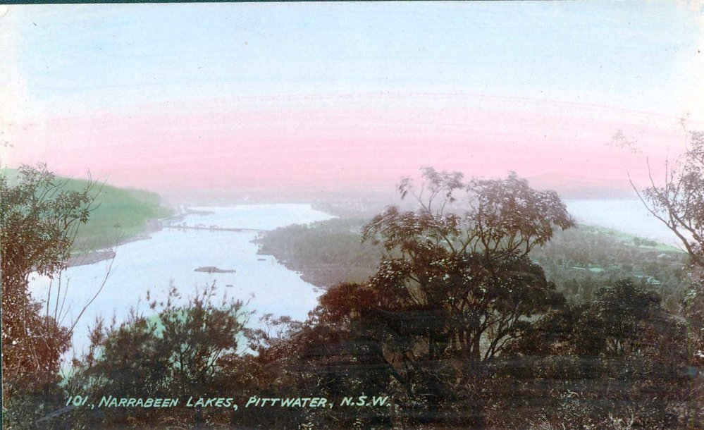 Narrabeen Lagoon from Collaroy Plateau