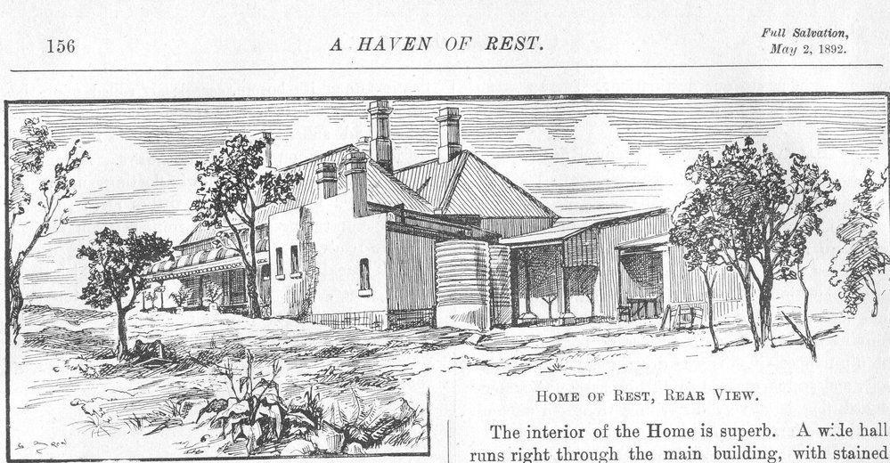 Salvation Army Home of Rest, Dee Why, sketch