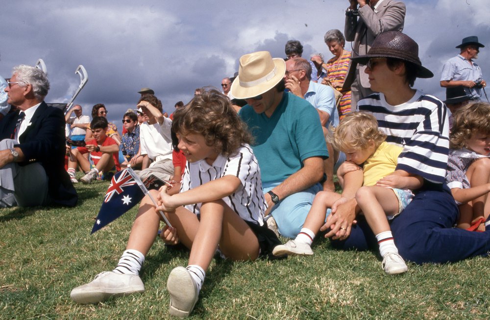 Spectators, Australia Day, Beacon Hill